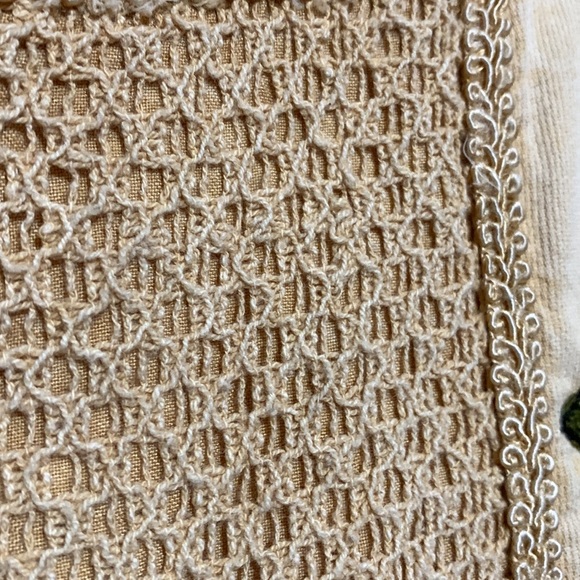 M.P.H. Top Sleeveless Blouse Tan Brown M Rayon Embroidered - Picture 9 of 16